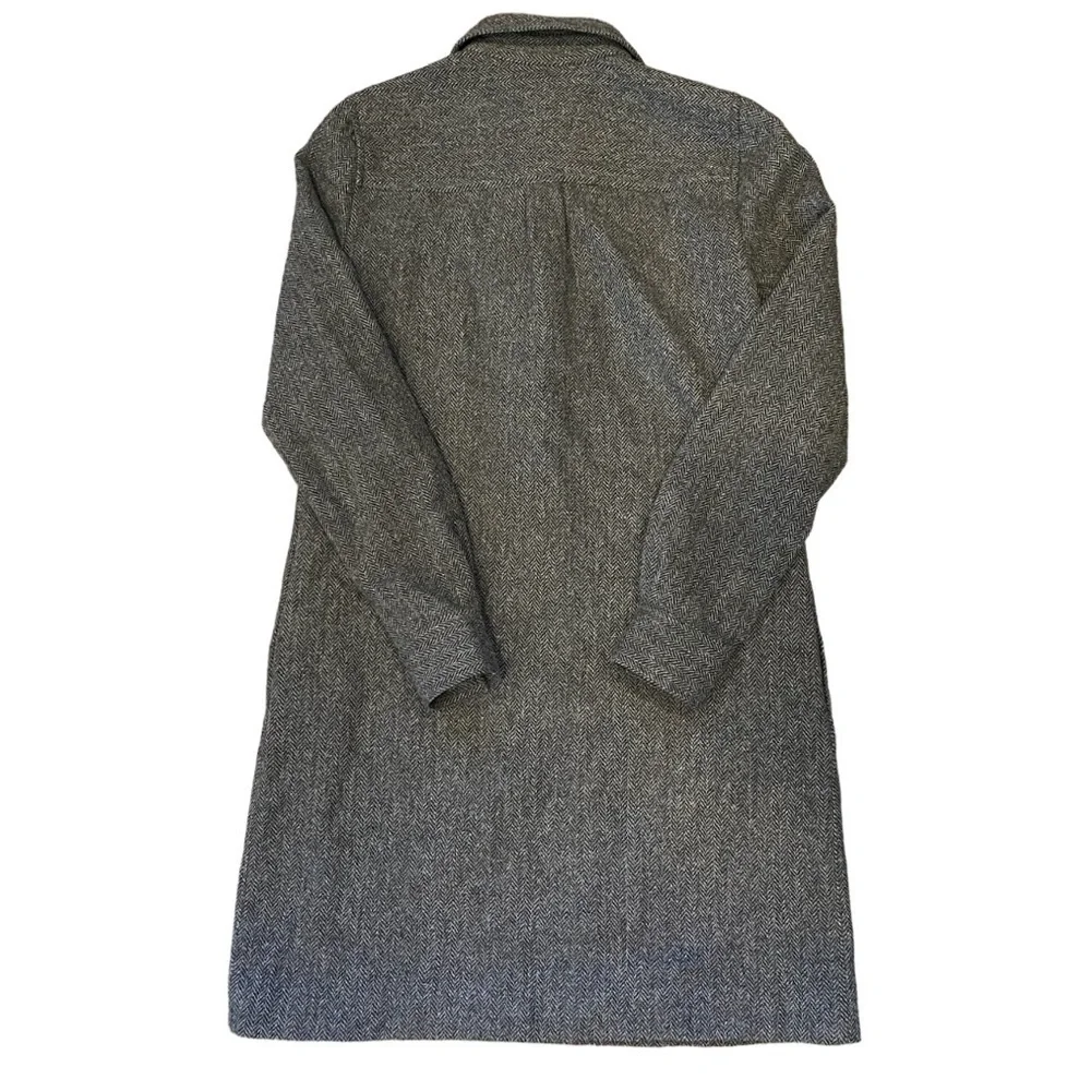 J. Crew herringbone shirt dress